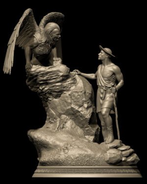 Oedip - 3D printed resin model kit