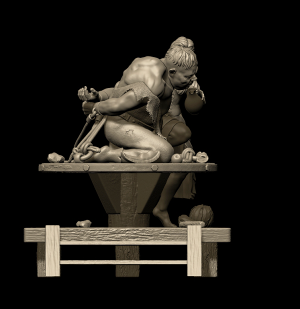 Quasimodo5 Quasimodo - 3D printed resin model kit