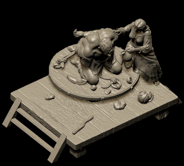 Quasimodo7 Quasimodo - 3D printed resin model kit
